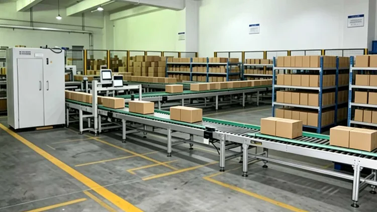 Lean assembly line and modernized warehouse conveyor system